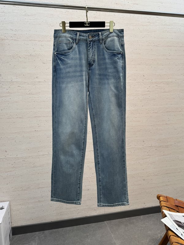 LV 봄여름 남성 스트레이트 진 001-275635