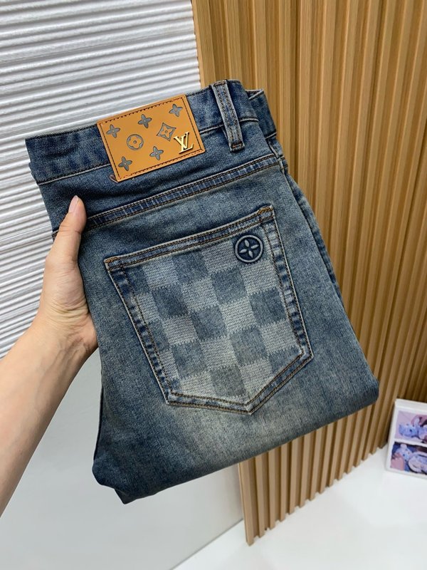 루이비통 하이엔드 커스텀 청바지 001-275638