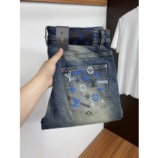 루이비통 슬림 스트레이트 청바지 001-275650