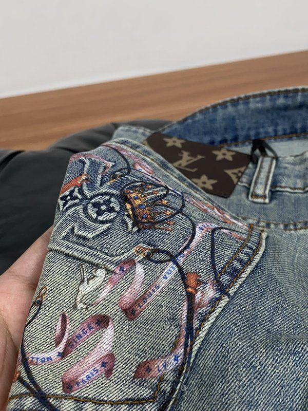 LV 고급 맞춤 청바지 001-275658