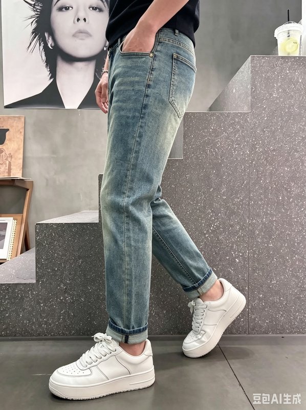 루이비통 2026 봄 최신 청바지 001-275659