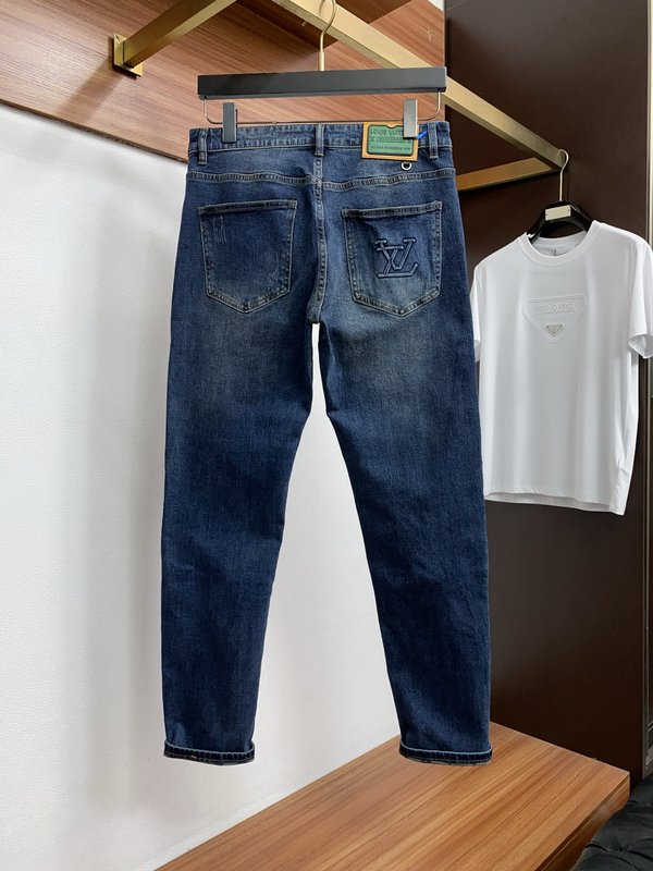 LV 슬림 스트레이트 진 001-275664