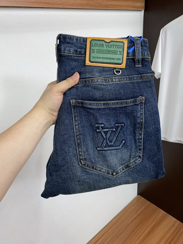 LV 슬림 스트레이트 진 001-275664