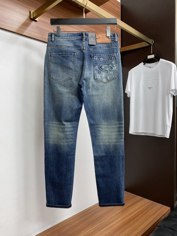 루이비통 고급 맞춤 청바지 001-275666