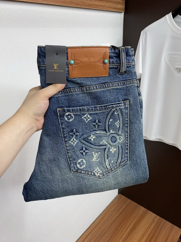 루이비통 고급 맞춤 청바지 001-275666