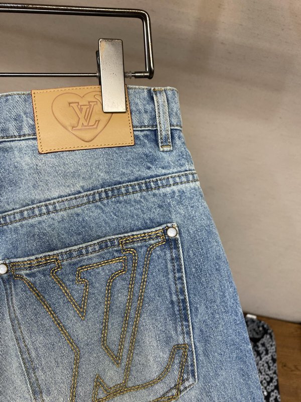 LV 루이비통 신상 자수 스트레이트 진 001-275676