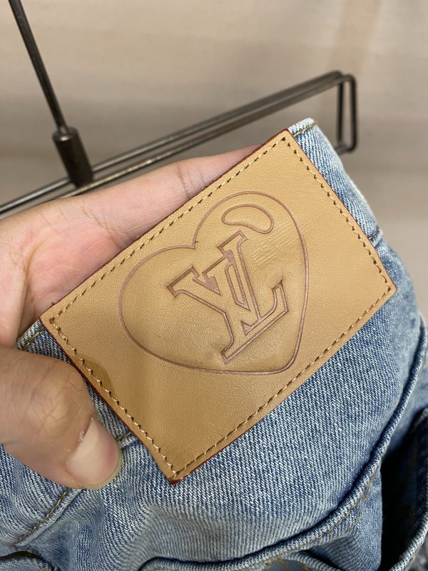 LV 루이비통 신상 자수 스트레이트 진 001-275676