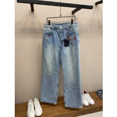 LV 루이비통 신상 자수 스트레이트 진 001-275676