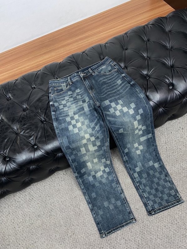 루이비통 남성 슬림 스트레이트 진 001-275679