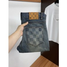 루이비통 고탄력 워싱 청바지 001-275681