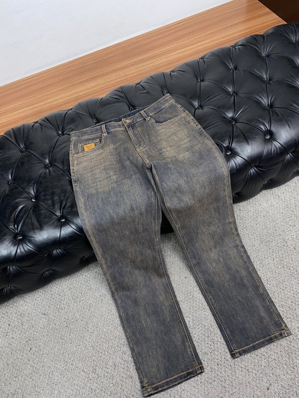 루이비통 데님 스트레이트 팬츠 001-275690