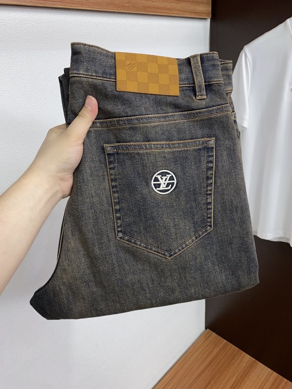 루이비통 데님 스트레이트 팬츠 001-275690