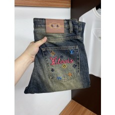 루이비통 슬림 스트레이트 청바지 001-275692