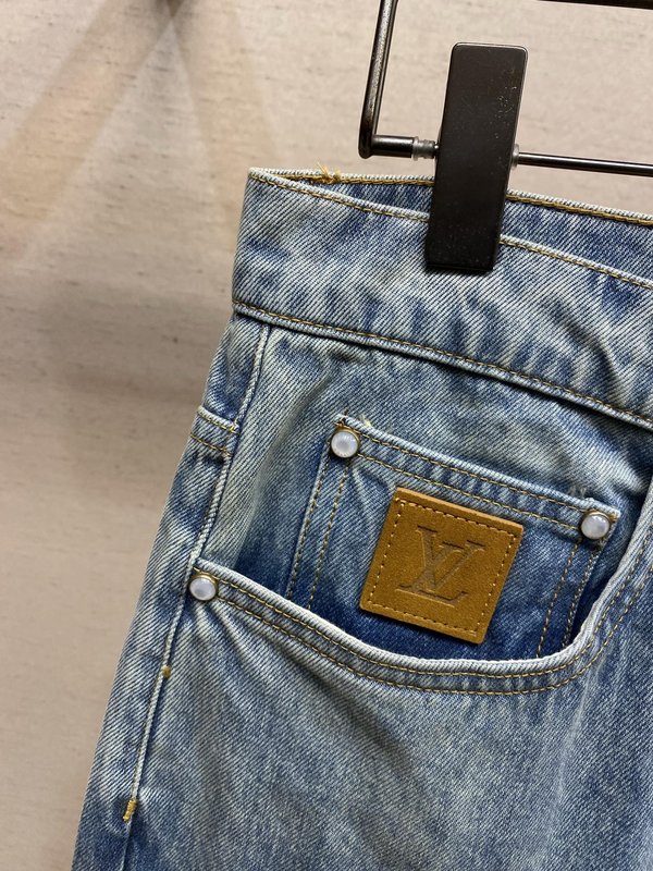 워싱 블루 데님 팬츠 001-275709