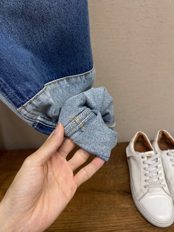 패치 스케이트보드 데님 팬츠 001-275711