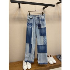패치 스케이트보드 데님 팬츠 001-275711