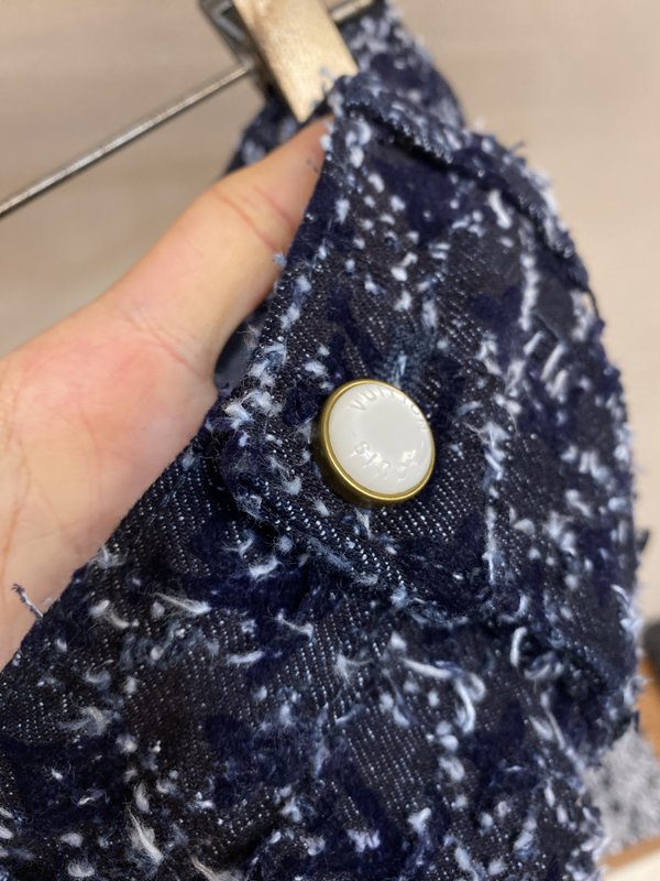 LV 빈티지 프린지 데님 팬츠 001-275718