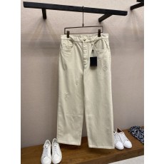 루이비통 모노그램 자수 청바지 001-275719