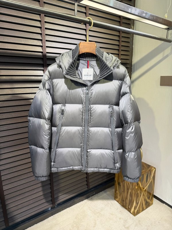 다운 재킷 회색 001-275830