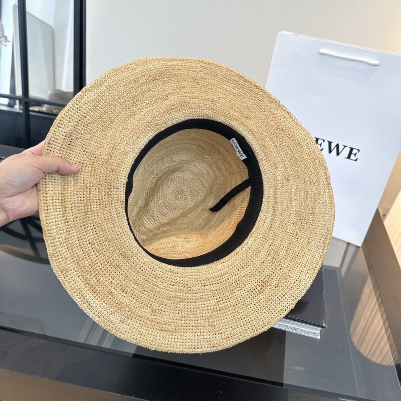 로에베 라피아 밀짚 모자 001-275876