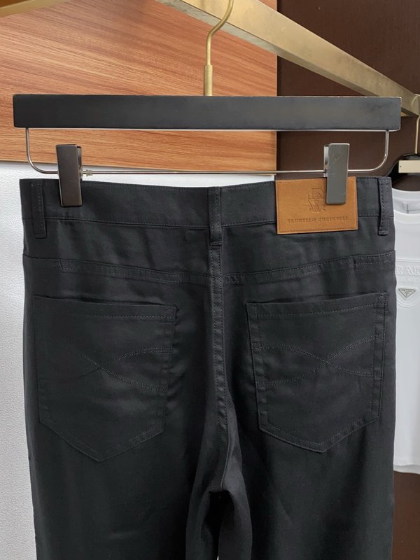 남성 검정색 정장 캐주얼 바지 001-275934