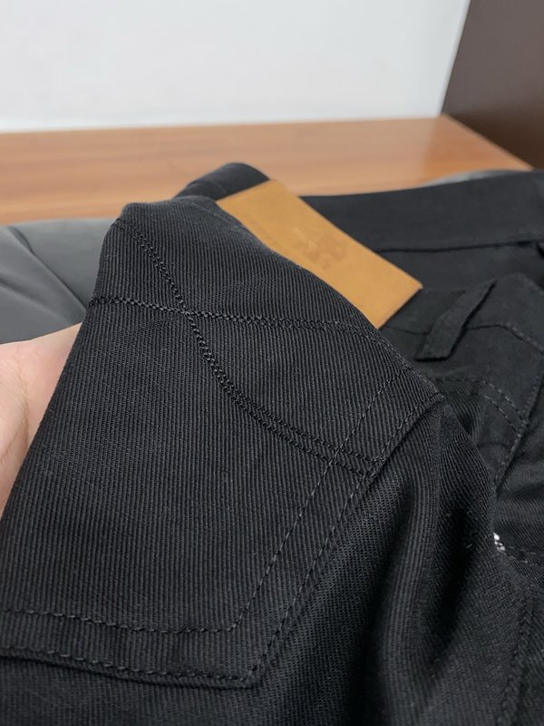 남성 검정색 정장 캐주얼 바지 001-275934