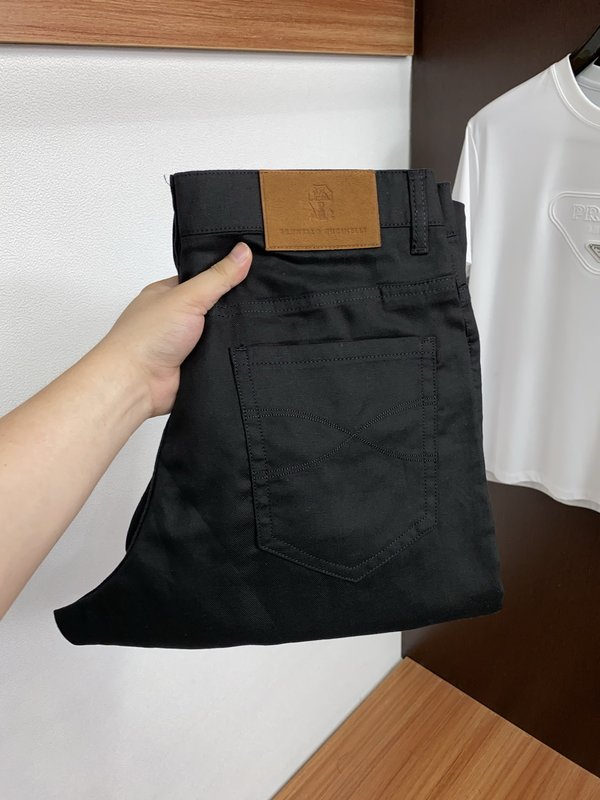남성 검정색 정장 캐주얼 바지 001-275934