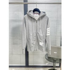 TB 컬러위브 네줄 후드 코트 001-275992