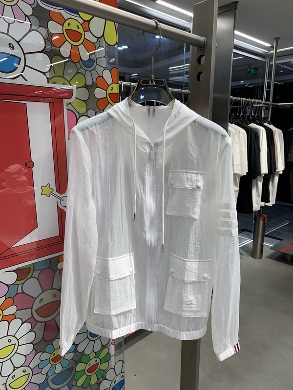 포켓 단추 자외선 차단 자켓 001-276069