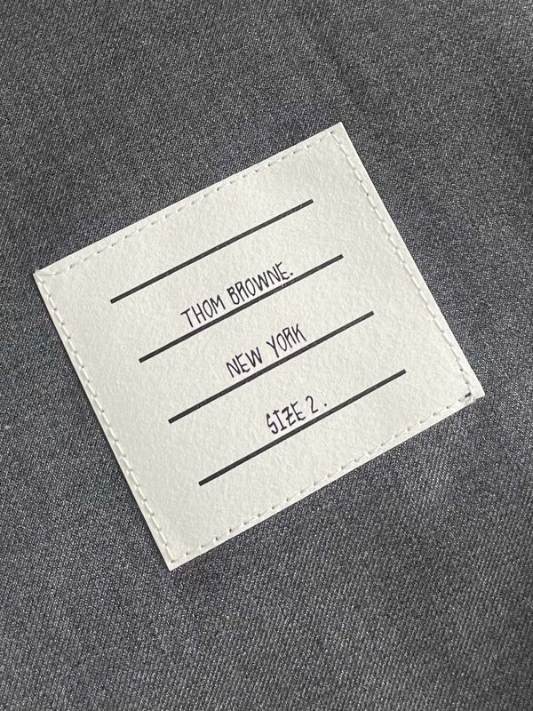 THOM BROWNE 컬러블록 후드 긴팔 셔츠 001-276082