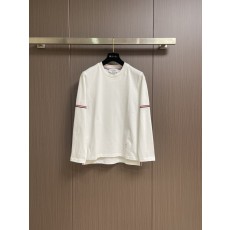 톰브라운 컬러 위빙 리본 긴팔 티셔츠 001-276085