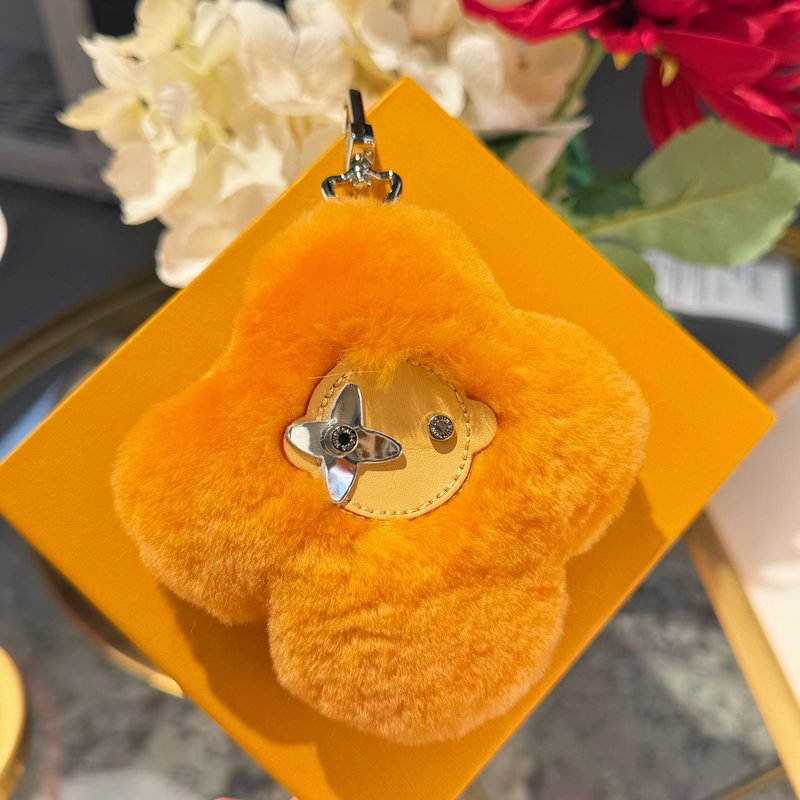 양털 볼 키체인 001-276384