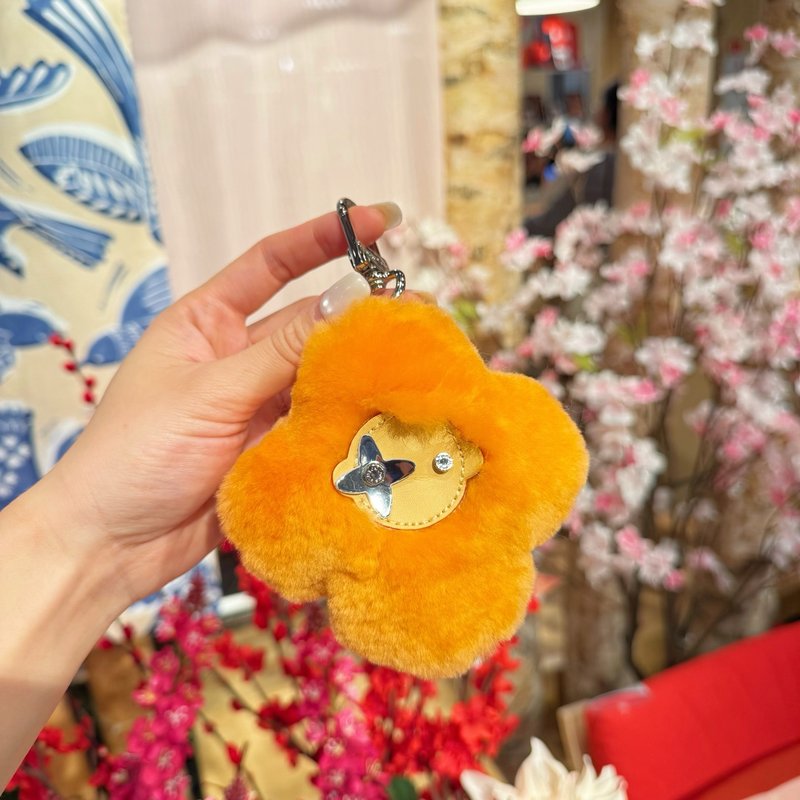 양털 볼 키체인 001-276384