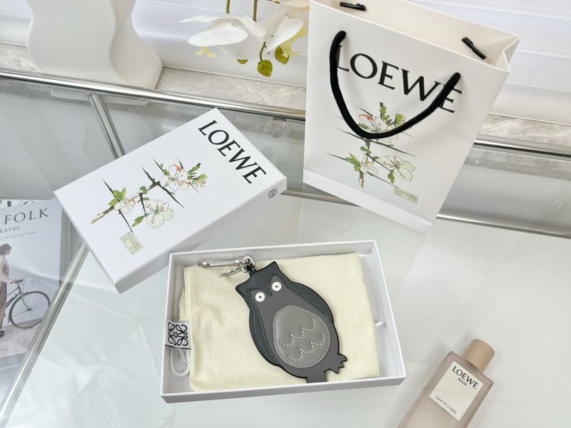 Loew 가죽 키링 올빼미 참 001-276412