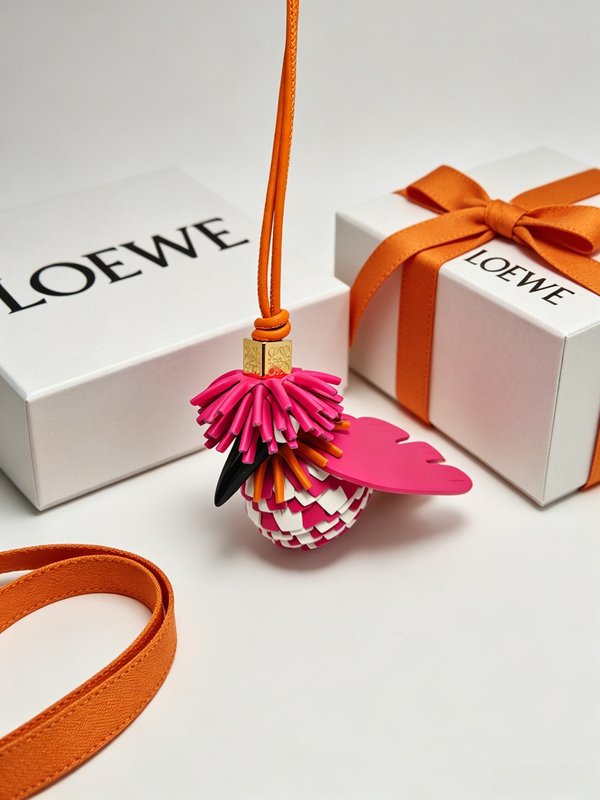 LOEWE Anagram 동물 테마 키링 001-276417