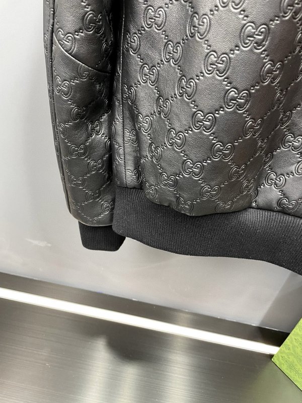 Gucci 풀프린트 양피 야구 재킷 001-276496