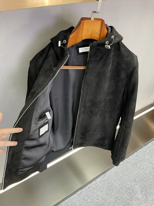 Brunello Cucinelli BC 스웨이드 후드 001-276499