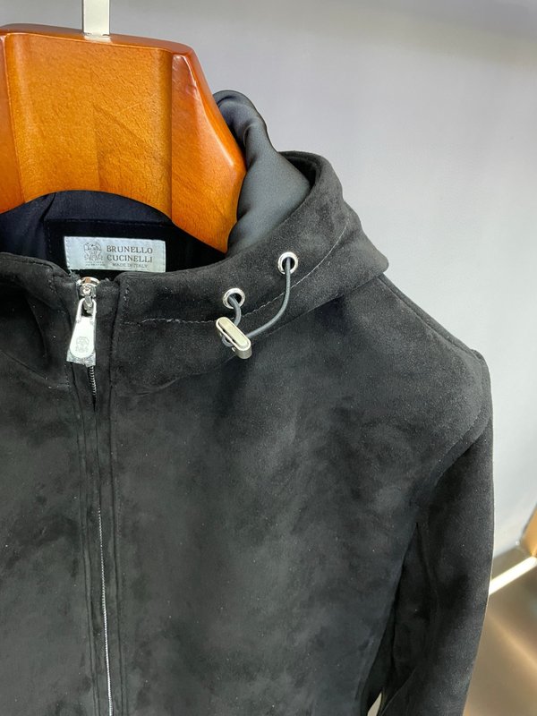 Brunello Cucinelli BC 스웨이드 후드 001-276499