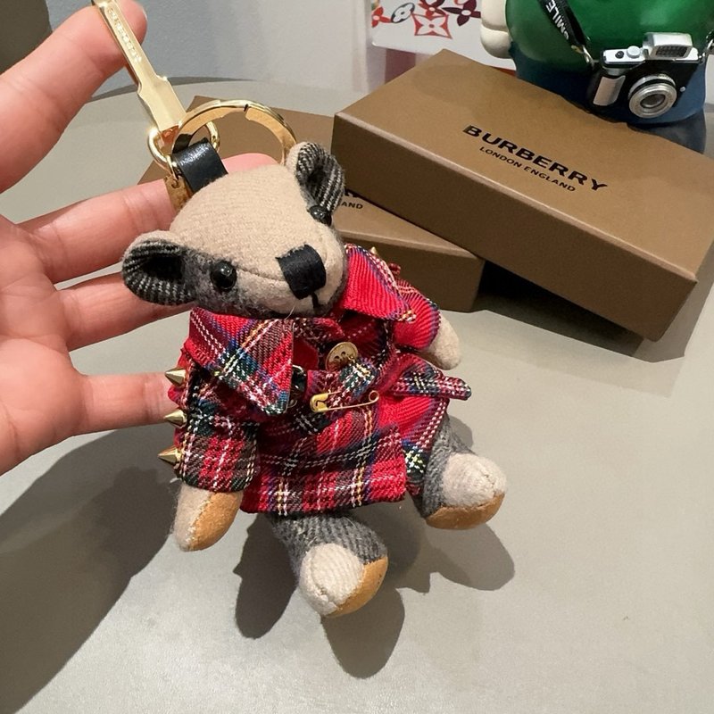 버버리 체크 곰 키링 001-276565