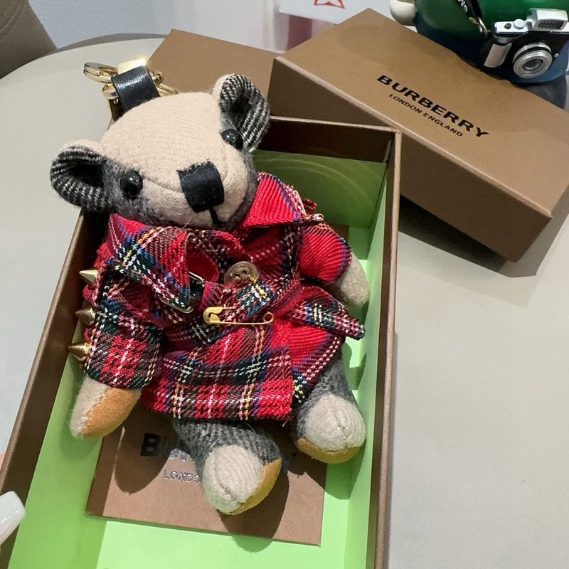 버버리 체크 곰 키링 001-276565