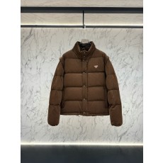 프라다 자카드 나일론 다운 재킷 001-276574