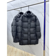 프라다 후드 미디엄 롱 패딩 001-276584