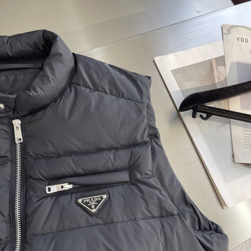 프라다 25FW 남성 삼각 로고 다운 베스트 조끼 001-276589
