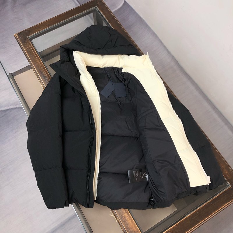 프라다 25FW 후드 가짜 투피스 다운 점퍼 001-276595
