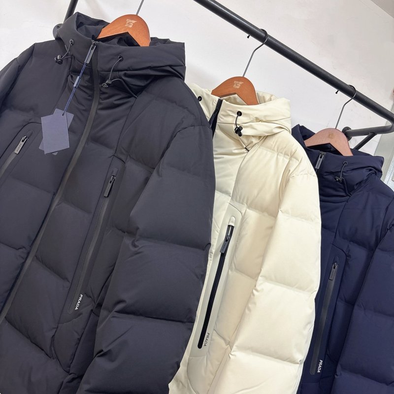 프라다 남성 후드 다운 자켓 001-276599
