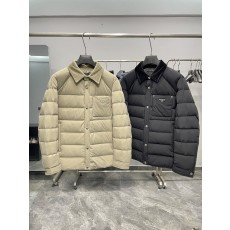 프라다 코듀로이 카라 다운 패딩 자켓 001-276622