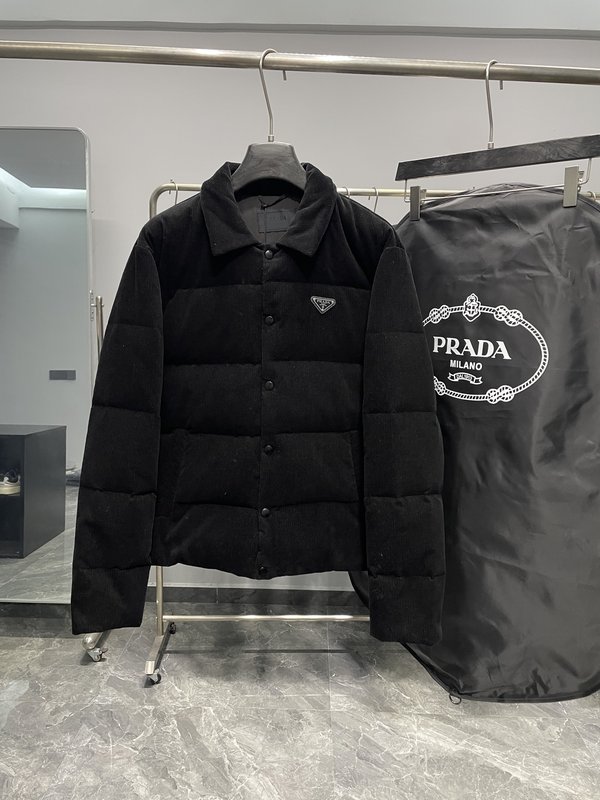 코듀로이 카라 다운 재킷 001-276630