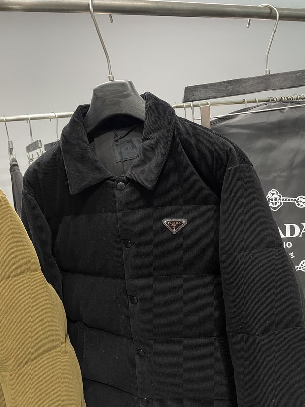 코듀로이 카라 다운 재킷 001-276630