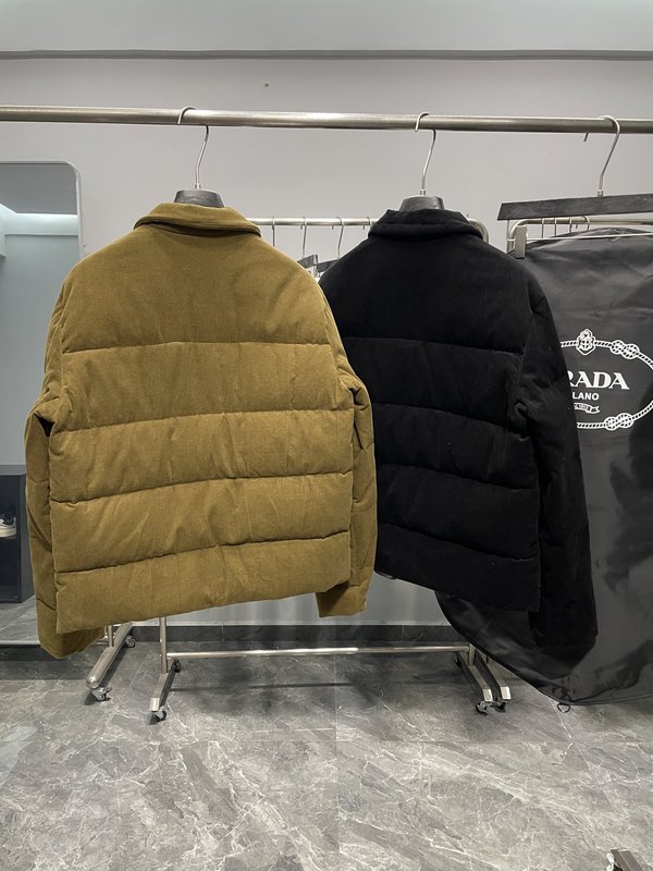 코듀로이 카라 다운 재킷 001-276630