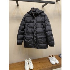 남성 미디엄 롱 후드 다운 패딩 자켓 001-276645